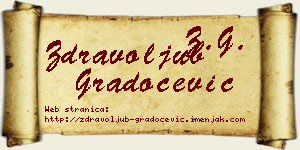 Zdravoljub Gradoćević vizit kartica